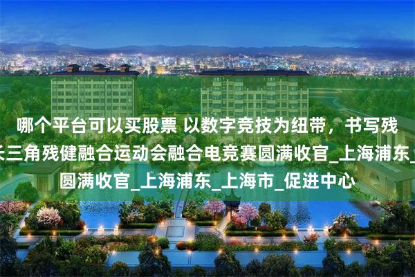哪个平台可以买股票 以数字竞技为纽带，书写残健融合新传奇，长三角残健融合运动会融合电竞赛圆满收官_上海浦东_上海市_促进中心