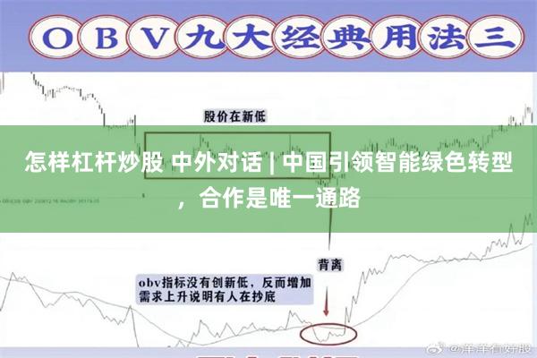 怎样杠杆炒股 中外对话 | 中国引领智能绿色转型，合作是唯一通路